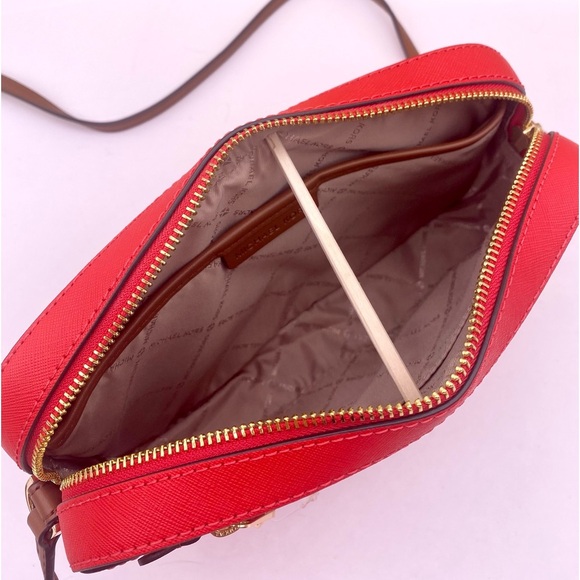 MICHAEL KORS LARGE EAST WEST ZIP CHAIN CROSSBODY - Picture 6 of 12